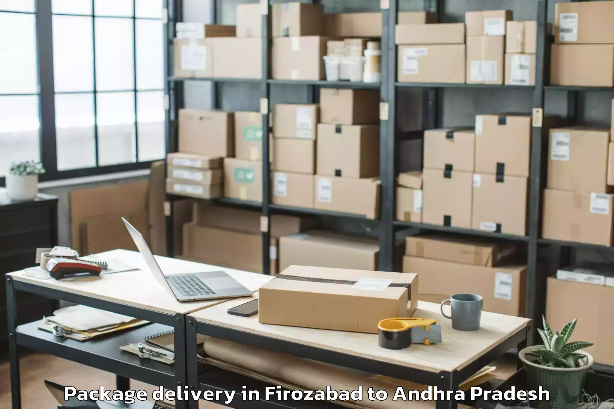 Top Firozabad to Tuni Package Delivery Available